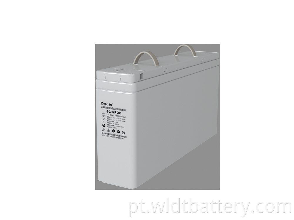 Front Terminal Lead Acid Battery, Long-life Maintenance Free Lead Acid Battery, 12V 200Ah VRLA Battery